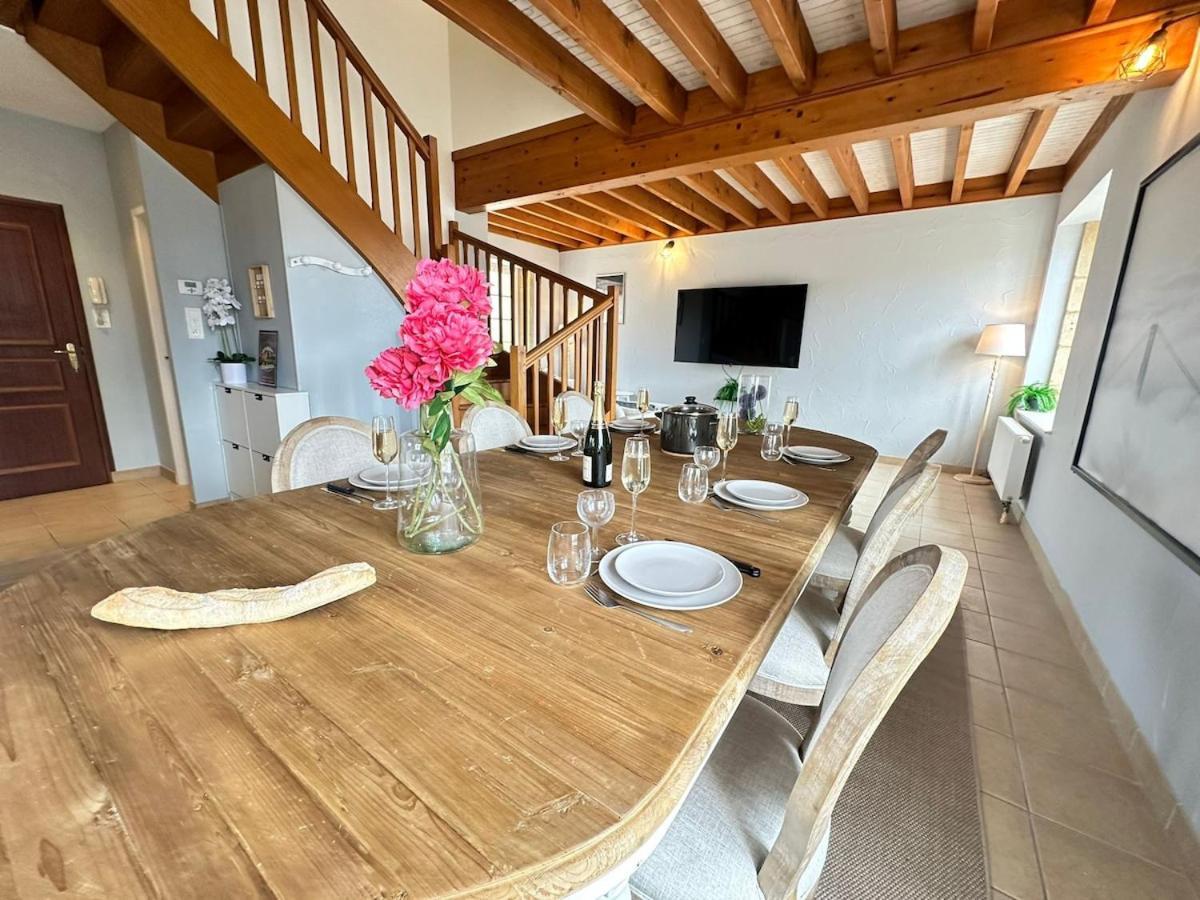 S Bayleved'Air Duplex Vue Chateau, Balneo Et Sauna Sedan Extérieur photo